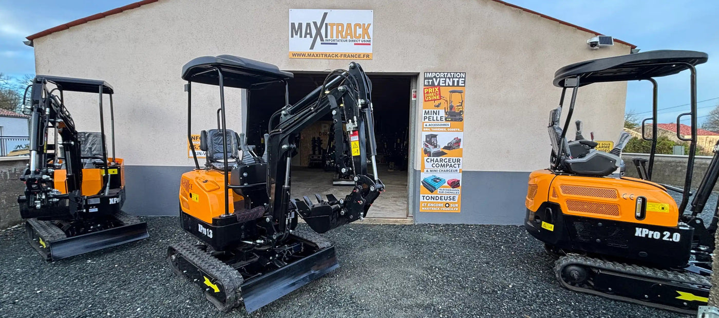 mini pelles XPro maxitrack 1 tonne