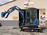 Mini-pelle Rippa R22 cabine avec climatisation, moteur kubota
