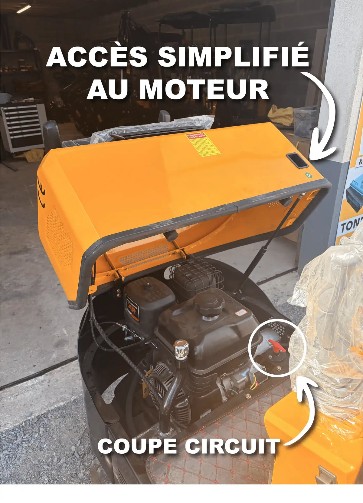 moteur briggs&stratton mini pelle