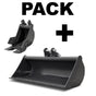 pack godet terrassement 20cm et 80cm en curage