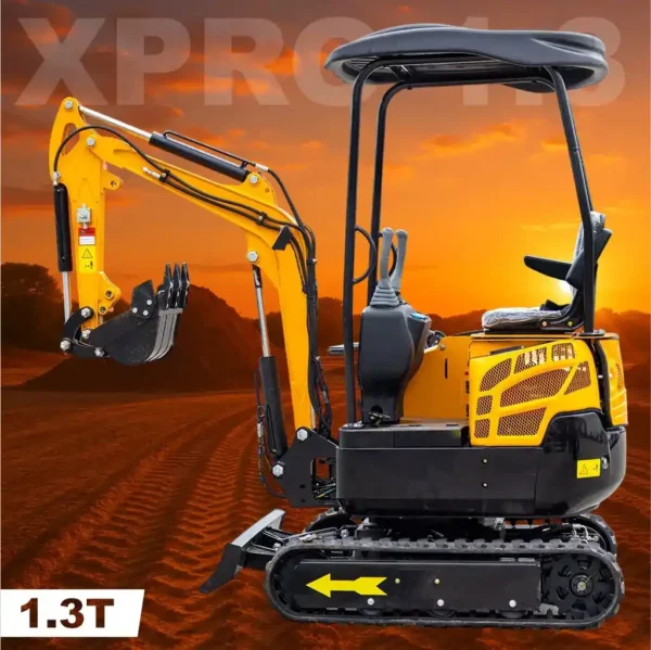 mini pelle 1,3t 1300 kilos pas cher importation chine maxitrack