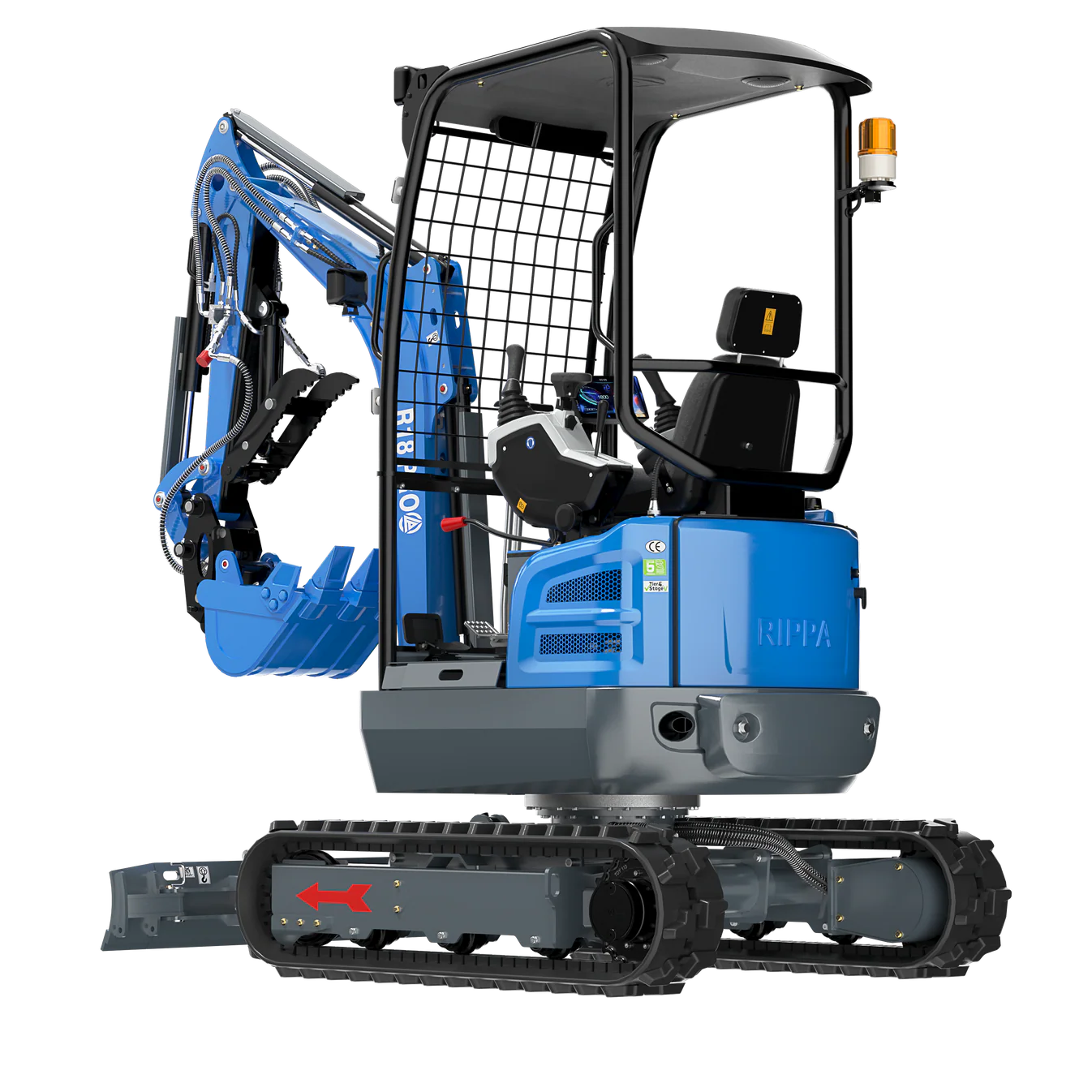 rippa r18 mini pelle 1800 kilos