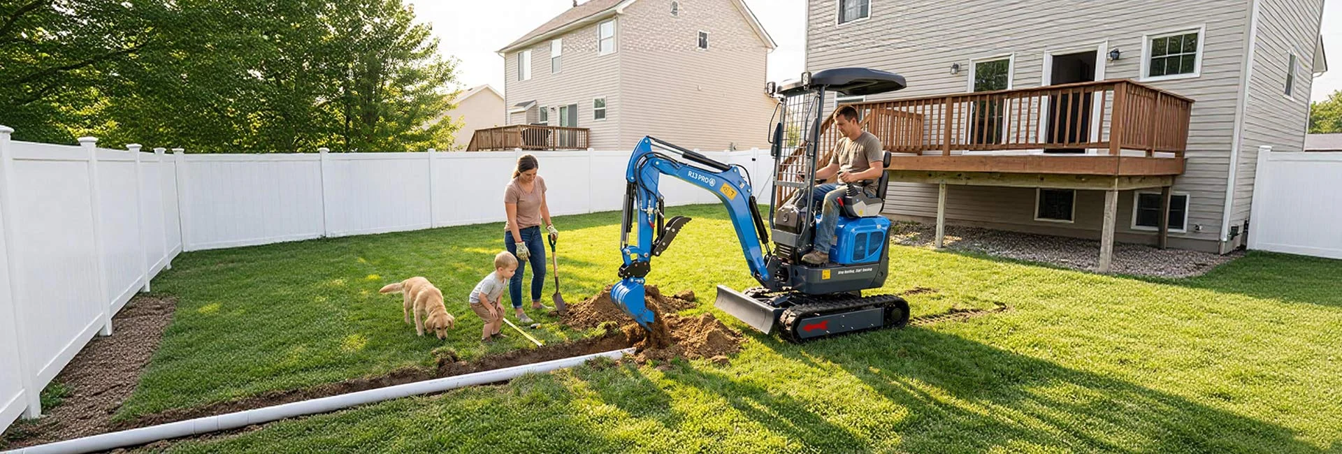 mini pelle tranchée r13 rippa pas cher